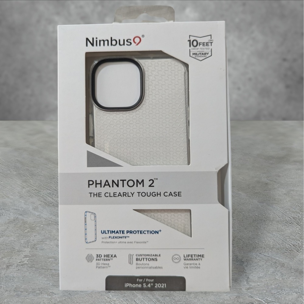 Nimbus9 Phantom 2 Case for Apple iPhone 5.4 2021 (13 Mini) - Clear A9